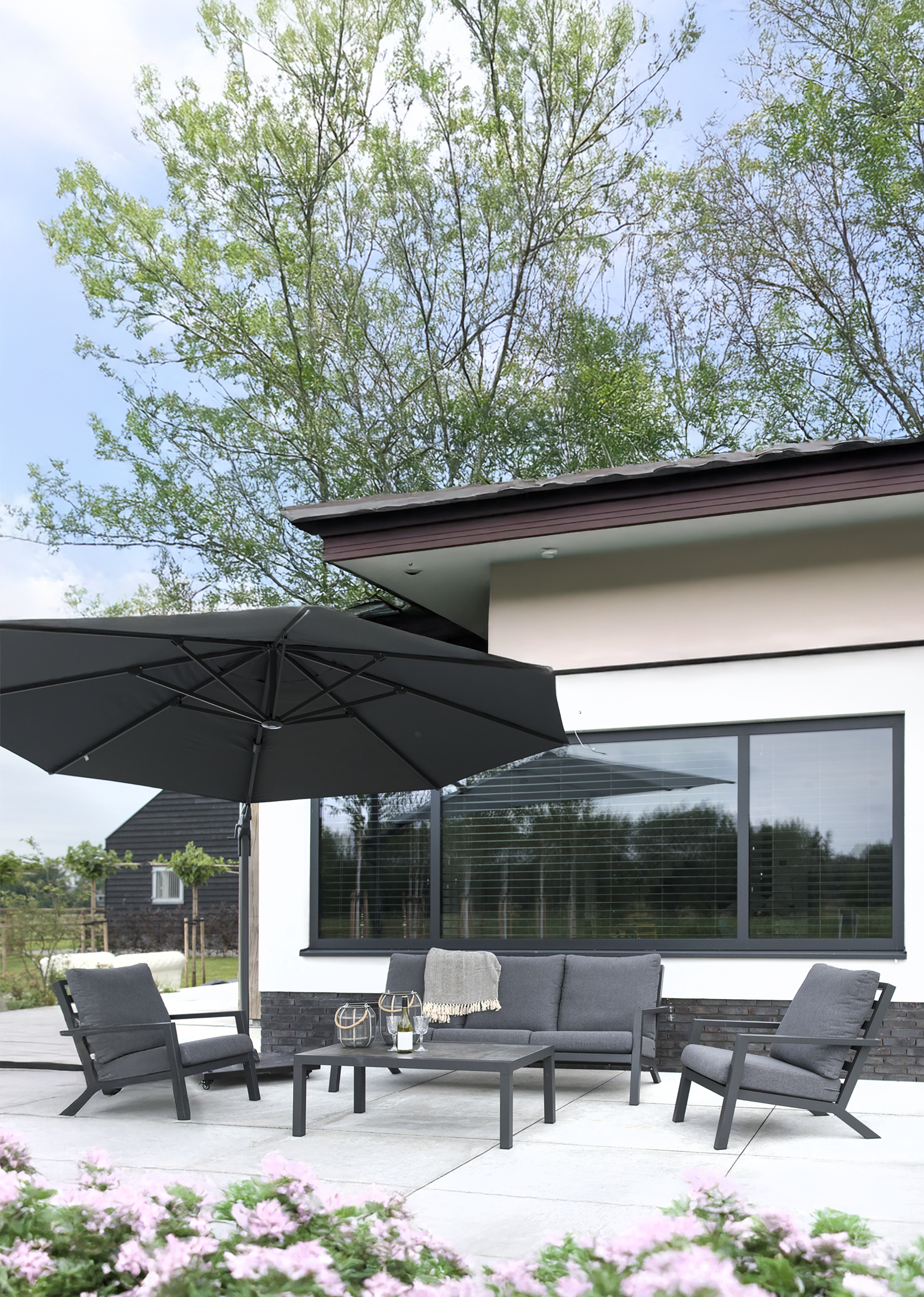 Lounge-Set DOWN TOWN NEGRO