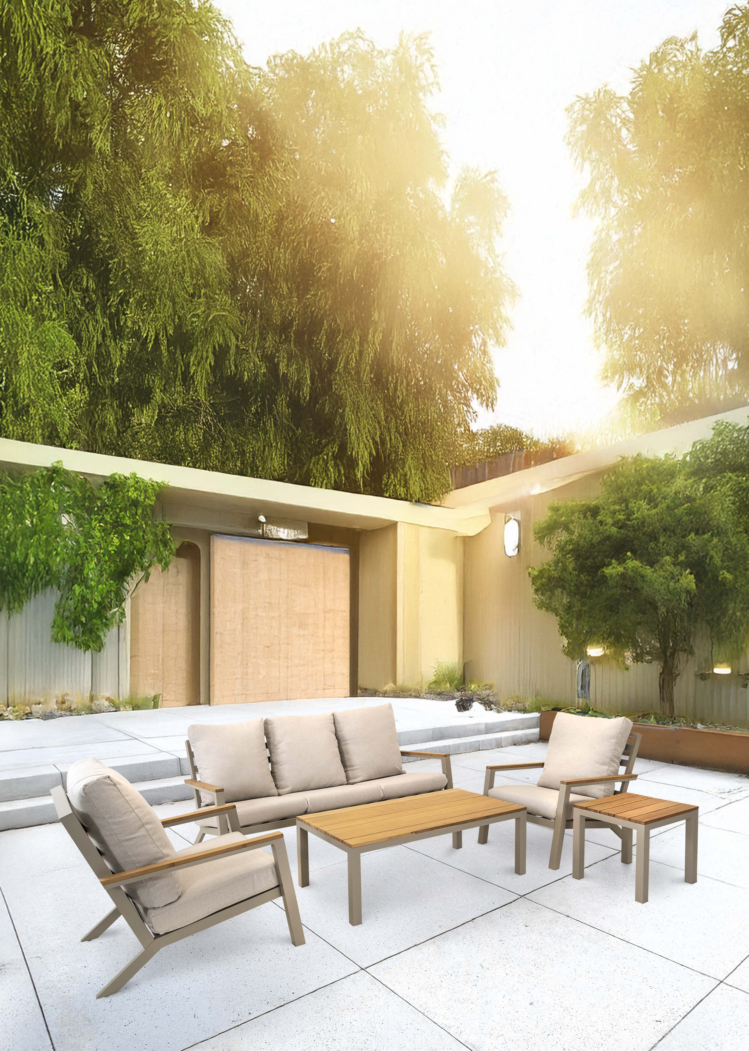 Lounge-Set DONNAN BEIGE